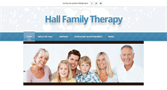 Desktop Screenshot of hallfamilytherapy.com